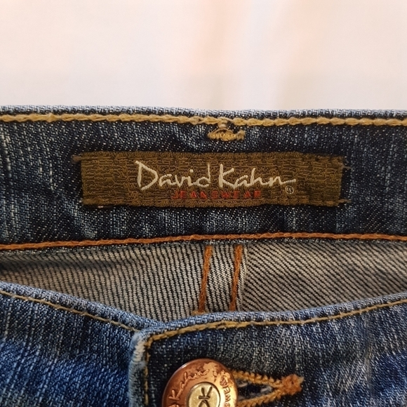 David Kahn women's distressed cropped capri jeans size 27 - Picture 3 of 5